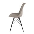 Chaise scandinave Kick Jens - Gris