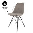 Chaise scandinave Kick Jens - Gris
