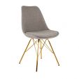 Chaise scandinave Kick Jen - Gris