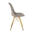 Chaise scandinave Kick Jen - Gris