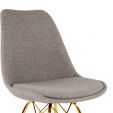 Chaise scandinave Kick Jen - Gris