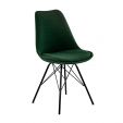 Chaise scandinave Kick Jens - Vert foncé
