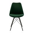 Chaise scandinave Kick Jens - Vert foncé