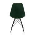 Chaise scandinave Kick Jens - Vert foncé