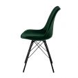 Chaise scandinave Kick Jens - Vert foncé