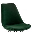 Chaise scandinave Kick Jens - Vert foncé