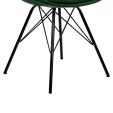 Chaise scandinave Kick Jens - Vert foncé