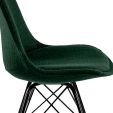 Chaise scandinave Kick Jens - Vert foncé