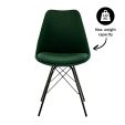 Chaise scandinave Kick Jens - Vert foncé