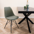 Chaise scandinave Kick Jens - Vert foncé