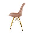 Chaise scandinave Kick Jens - Rose