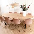 Chaise scandinave Kick Jens - Rose