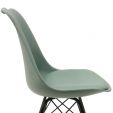 Kick - Chaise scandinave Metal Luuk - Vert menthe