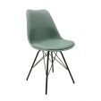 Kick - Chaise scandinave Metal Luuk - Vert menthe