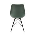 Kick - Chaise scandinave Metal Luuk - Vert menthe