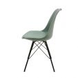 Kick - Chaise scandinave Metal Luuk - Vert menthe