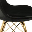 Chaise scandinave Kick - Noir