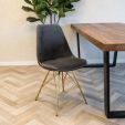 Chaise scandinave Kick - Gris foncé
