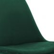 Chaise scandinave Kick Velvet - Vert Foncé - Vert foncé