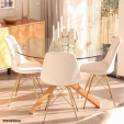 Chaise scandinave Kick - Vert foncé
