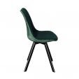 Chaise scandinave Kick Soof - Vert foncé