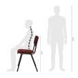 Kick schoolstoel Cas - Rood