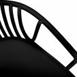 Tabouret de bar Kick Garden Rio - Noir