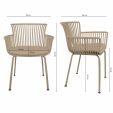 Chaise d’extérieur Kick Otis - Beige