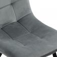 Set de 4 Chaise salle à manger Kick Monz - Gris