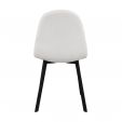 Chaise de salle à manger Kick Ted - Blanc