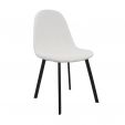 Chaise de salle à manger Kick Ted - Blanc