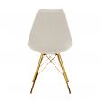 Chaise scandinave Kick Jen - Blanc