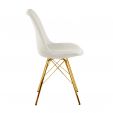 Chaise scandinave Kick Jen - Blanc