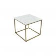 Table d’appoint Kick Marble - Blanc