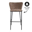 Tabouret de bar Kick Bo - Taupe