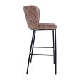 Tabouret de bar Kick Bo - Taupe