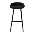Tabouret de bar Kick Finn- 80cm - Noir