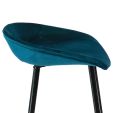 Tabouret de bar Kick Finn - 80cm - Bleu