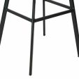 Tabouret de bar Kick Finn - 80cm - Bleu foncé