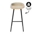 Tabouret de bar Kick Finn - 80cm - Champagne