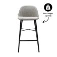Tabouret de bar Kick Joel - Gris