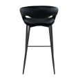 Tabouret de bar Kick Lenn - Velvet - Noir