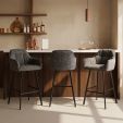 Tabouret de bar Kick Lynn - Gris foncé