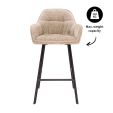 Tabouret de bar Kick Lynn - Champagne