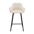 Tabouret de bar Kick Lynn - Crème