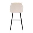 Tabouret de bar Kick Lynn - Crème