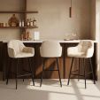 Tabouret de bar Kick Lynn - Crème