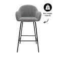 Tabouret de bar Kick Mats - Gris