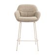 Tabouret de bar Kick Nolan - Taupe