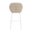 Tabouret de bar Kick Nolan - Taupe